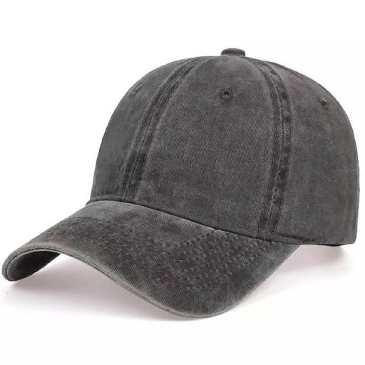 Cap for Men - Cotton Classic Baseball Style - Adjustable Snapback with Curved Brim