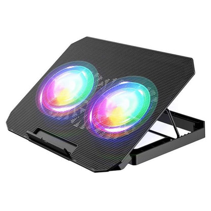 N33 Gaming Laptop Cooling Pad 15–17 Inch | Dual 140Mm Fans | RGB Cooling Stand