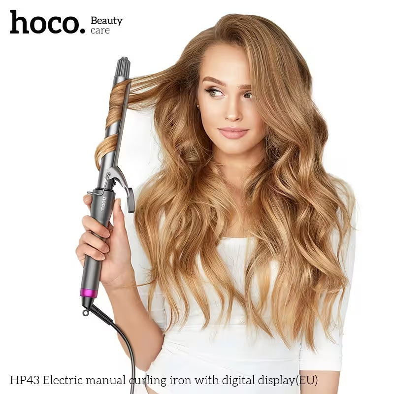 Hoco HP43 Electric Manual Curling Iron with Digital Display 50W