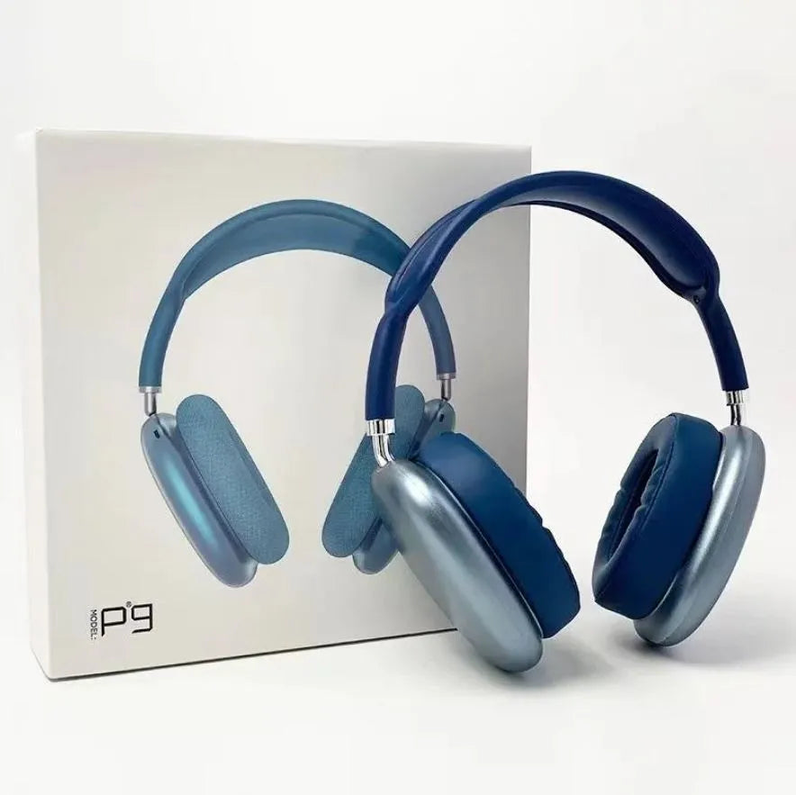 P9 Wireless Bluetooth Headphones with Mic & Noise Cancelling - Stereo Sports Gaming Headset