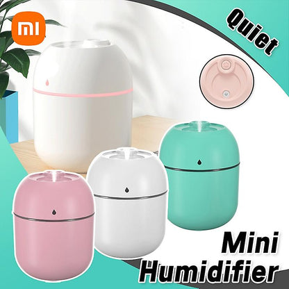 500Ml Mini Portable Colorful LED Night Light Ultrasonic Air Humidifier USB Mist Maker Water Drop H20