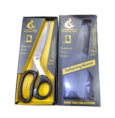 Customized 10" Stainless Steel Sewing Shears Fabric Cutting Scissors Tailor Scissors for Left Handed