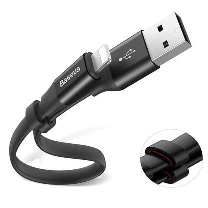 Baseus Nimble 2A 8 Pin Transfer Data Charging Cord 23CM Bold High-quality Core for 8 Pin i Phone