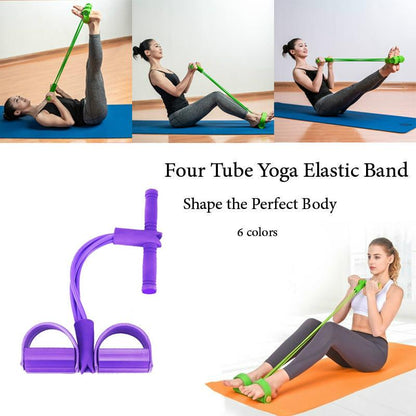 Elastic Band Yoga Sport Exercise Leg Slimming Body Fitness Equipment Pedal Pull Rope