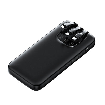 ROMOSS Handy 10 (10000mAh)  22.5W Fast Charging Power Bank Built in 3 Cables Micro,Type c and Lighting