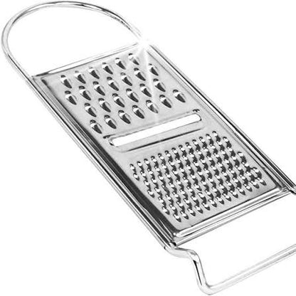 Stainless Steel 3-Way Vegetable Grater & Hand-Held Cutter