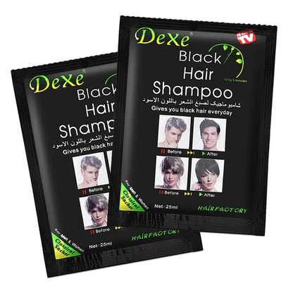 Dexe Hair Shampoo, Black, 25 Ml