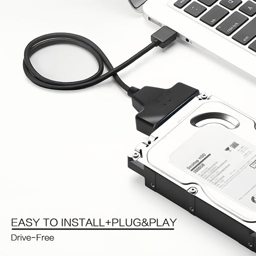 USB 3.0 to SATA 3.0 22-Pin Adapter Cable – 5Gbps for 2.5" SSD/HDD