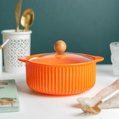 Ceramic Bowl with Lid Noodle, Soup Bowl 850Ml