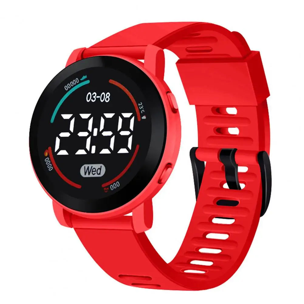 Unisex LED Digital Silicone Band Sports Belt Watch for Smart Men Boys Gents Ladies Unisex LED Watches