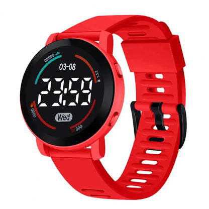 Unisex LED Digital Silicone Band Sports Belt Watch for Smart Men Boys Gents Ladies Unisex LED Watches
