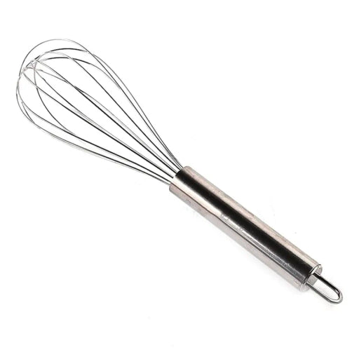 12-Inch Egg Whisk Beater with Metal Handle