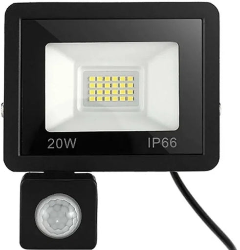 LED Flood Light with Motion 20W