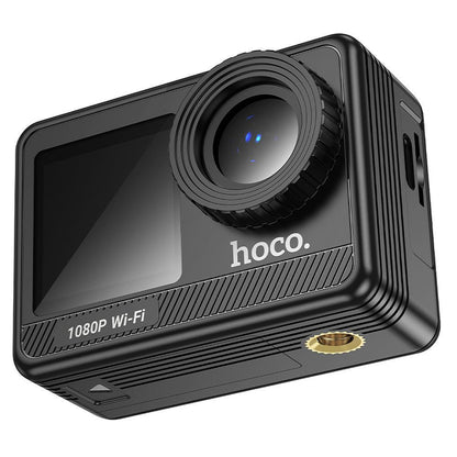 Hoco DV103 Action Camera HD (1080p) Underwater (with Case) with Screen 3" and Wi-Fi 30M Waterproof + Dual Display