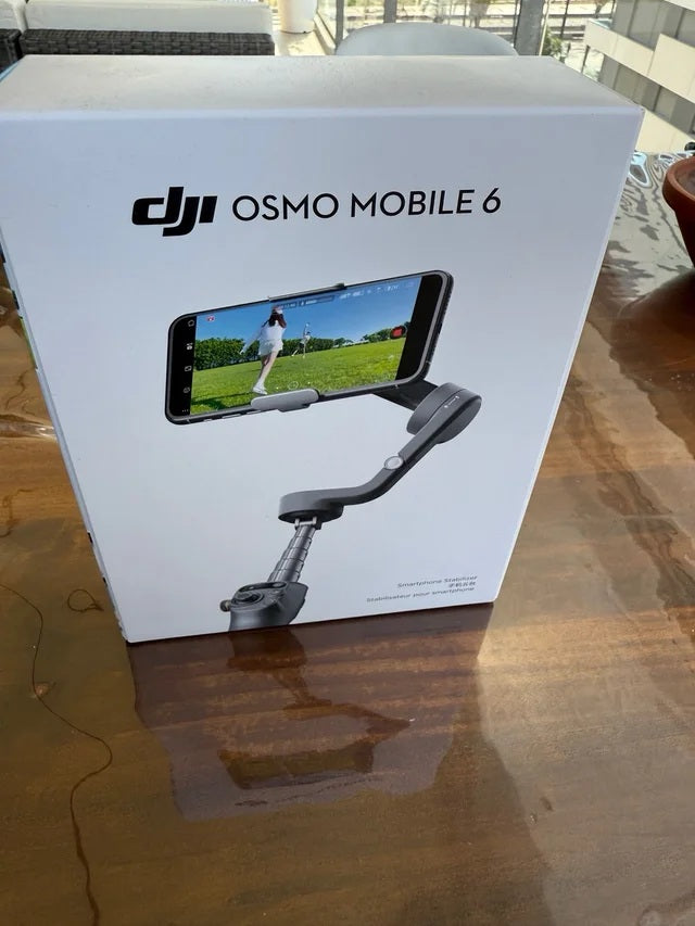 DJI Osmo Mobile 6 Gimbal Stabilizer for Smartphones, 3-Axis Phone Gimbal, Built-In Extension Rod, Object Tracking, Portable and Foldable, Vlogging Stabilizer, YouTube TikTok