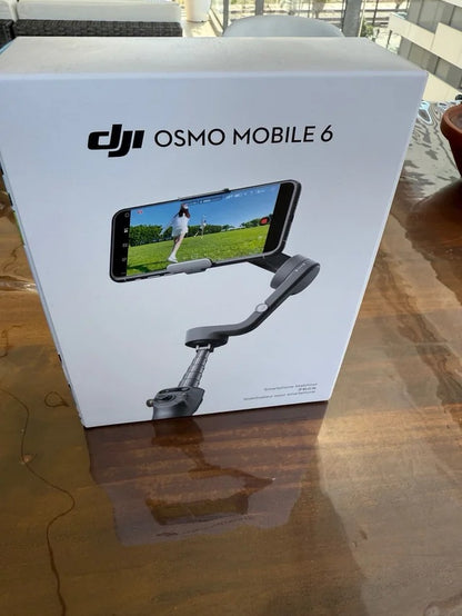 DJI Osmo Mobile 6 Gimbal Stabilizer for Smartphones, 3-Axis Phone Gimbal, Built-In Extension Rod, Object Tracking, Portable and Foldable, Vlogging Stabilizer, YouTube TikTok