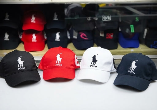 Quality Polo Logo Printed Adjustable Caps