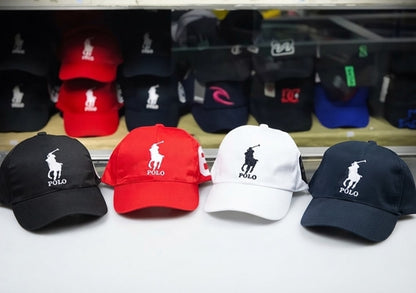 Quality Polo Logo Printed Adjustable Caps