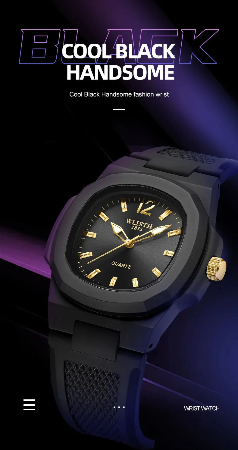 PATEK PHILIPPEe Fashion Square Outdoor Sports Student Waterproof Trend CrossBorder Trade Men's Watch