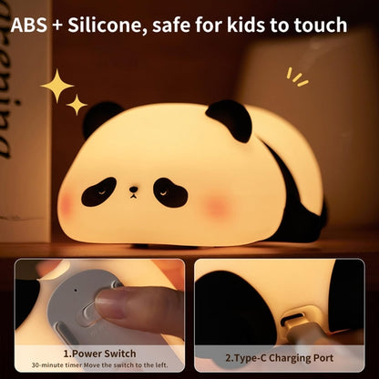 Night Lamp Sleeping Lamp for Children Boys, Colour Changing with USB Rechargeable Night Light for Be