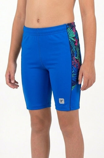 TRE Boys Quick-Dry Swimming Shorts with Mesh Liner | Kids Swim Trunks