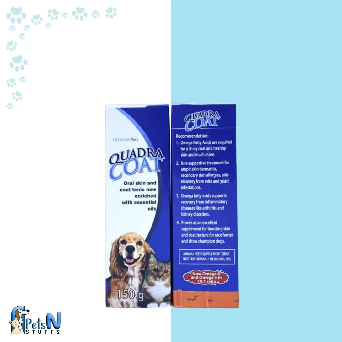 Quadra Coat Syrup for Cats and Dogs 150G