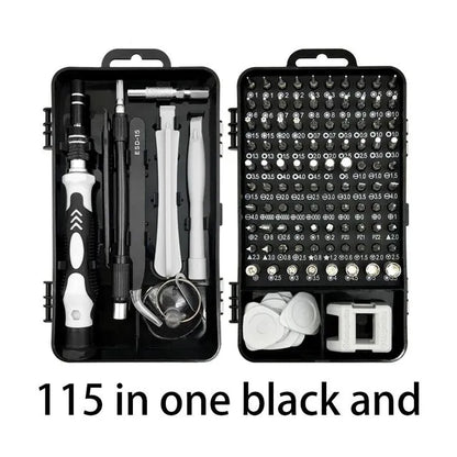 115-In-1 Precision Screwdriver Set | Magnetic Electronics Repair Kit for PC, Phone & Watch