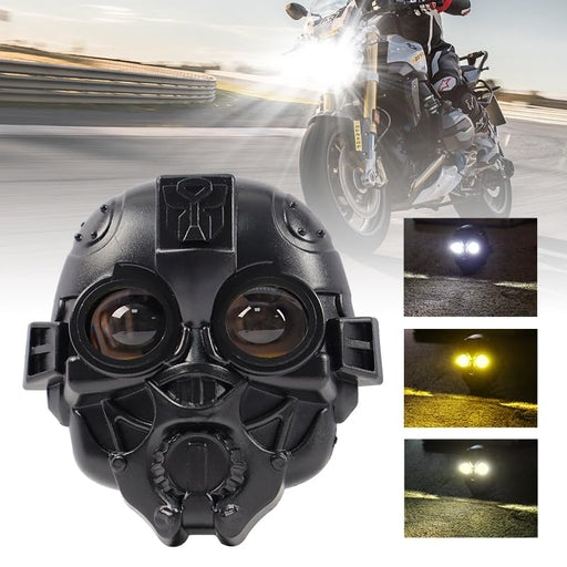 New Style LED Lens Spotlight White Yellow Light Auxiliary Fog Lamp Double Lenses Spotlights