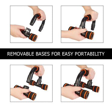 2X Handle Push up Stands Pull Gym Bar Workout Training Exercise Home Fitness