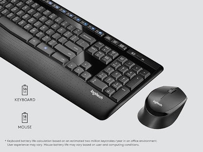 MK345 COMFORT WIRELESS KEYBOARD AND MOUSE COMBO