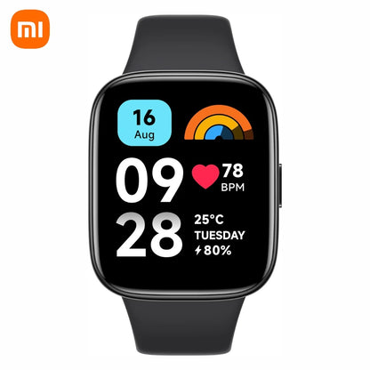 Xiaomi Redmi Smart Watch 3 Active 1.83 Inch Big LCD Display, 5ATM Water Resistant, 12 Days Battery Life, GPS, 100+ Workout Mode, Heart Rate Monitor, Full Scale Fitness Tracking