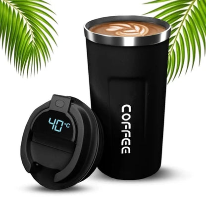 500Ml Thermos Bottle Smart Cup Flask Vaccum and Bottle Digital with Temperature Display