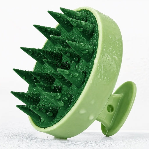 Silicone Scalp Massager & Shampoo Brush – Soft Bristle Scalp Scrubber for Deep Cleaning & Relaxation