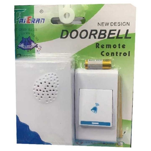 Wireless Remote Control Doorbell - Cordless Door Bell - Free Battery