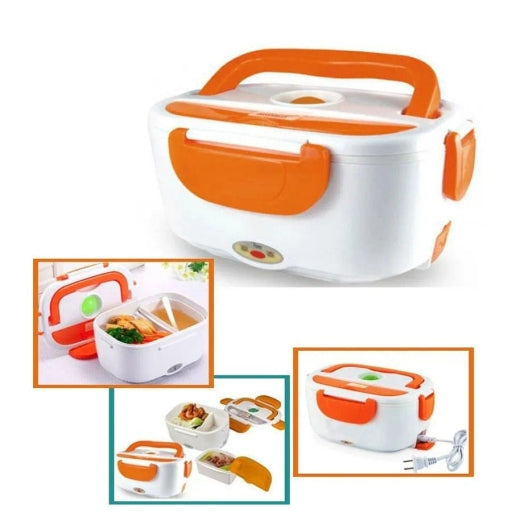 Electric Lunch Box , Electric Lunch Box Food Heater Home Use Portable Lunch Heater - Stainless Steel