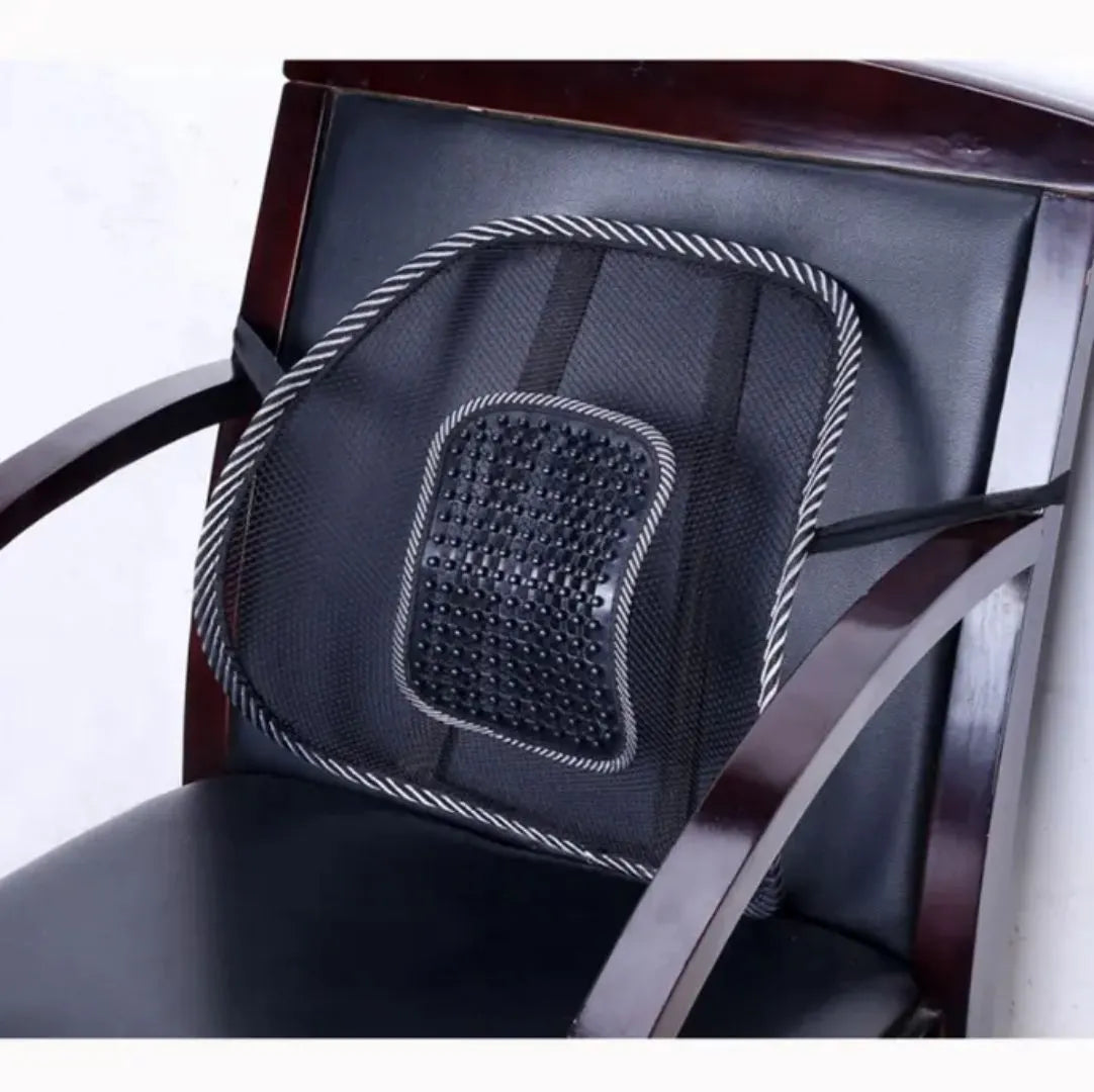 Summer Massage Lumbar Support Mesh Seat Back Support Chair Cushion for Car and Office