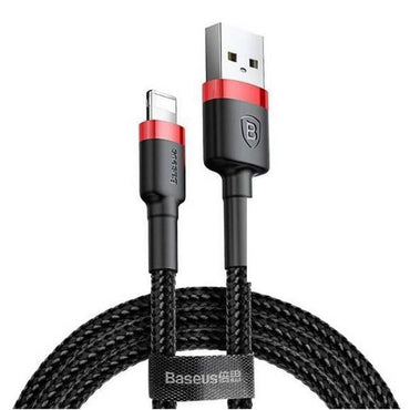 Baseus Cafule Kevlar Nylon Braided Lightning Cable for IPhone and Android.