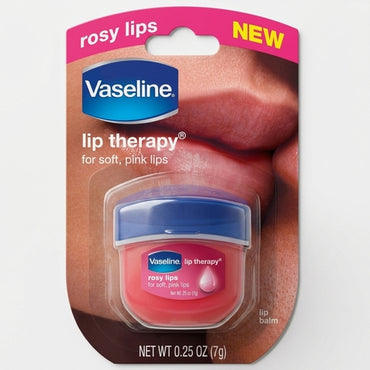 Vaseline Lip Therapy, Rosy Lips, 0.25 Ounce
