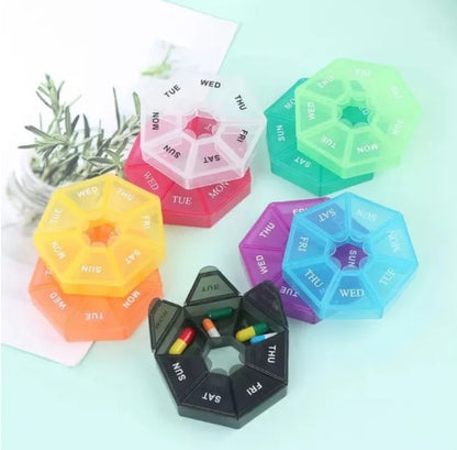 7 Days Pill Organizer Box