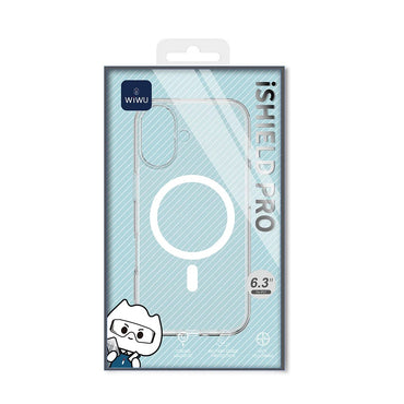WiWU MCC-101 Magnetic iShield Pro Ultra Clear Case 2.5mm Thick For iPhone 17 / 17 Pro / 17 Pro Max