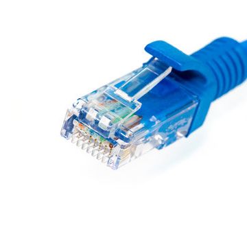 1M - Cat6 Ethernet Network Patch Cable Blue RJ45 ( 2Pcs Pack )