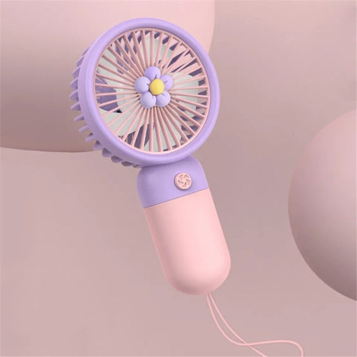 Portable Fan, Mini Small Portable Fan, Soft Silicone Mini Pocket Fan USB Rechargeable for Outdoors