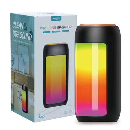 GTS-1741 10W Sound Bt Speaker Mini Plastic 3 Inch Led Flashlight Usb Wireless Speaker