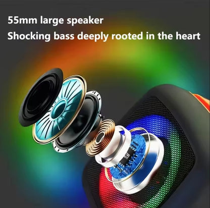 X911 Wireless Speaker Bluetooth Speakers LED Lights Wireless Speaker Outdoor Speaker