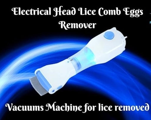 Electric Lice Comb with Vacuum Automatic Head Lice and Dandruff Remover for Easy Lice Treatment
