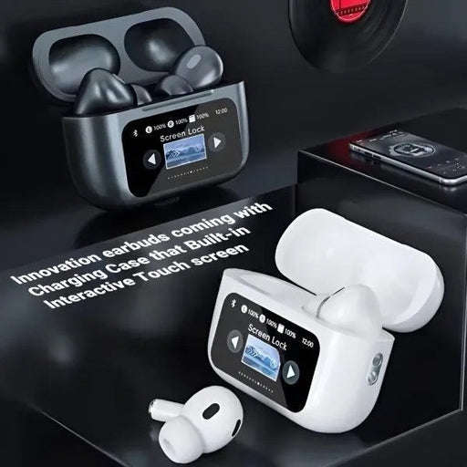 JBL a9 Pro Airpods Pro Wireless Earbuds (a Grade) with Full Touch Screen Case ANC ENC