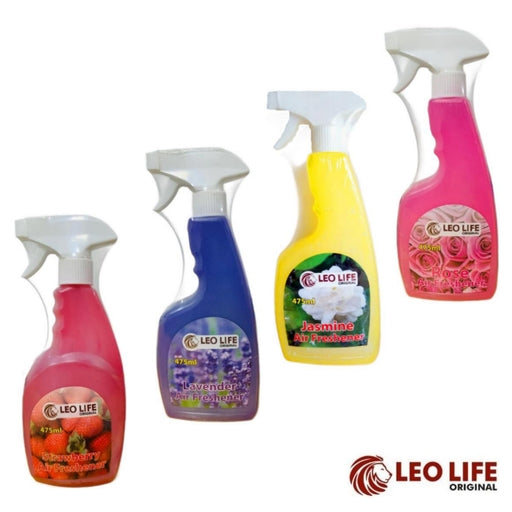 LEO LIFE 475ML Air Freshener Liquid Interior & Outerior Long Lasting Perfume Fragrance Aromatherapy