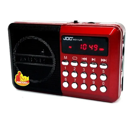 JOC Radio Rechargeable Portable Fm Usb / Sd Card Radio JOC 011 with Screen Usb Mini Fm Radio