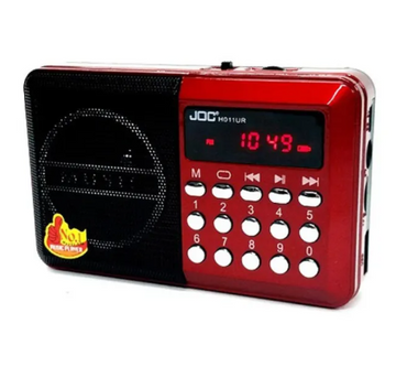 JOC Radio Rechargeable Portable Fm Usb / Sd Card Radio JOC 011 with Screen Usb Mini Fm Radio