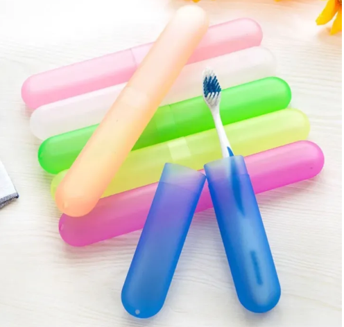 Mouthwash Cup Portable Toothbrush Holder for Travel Camping-Protects & Stores Your Toosthbrush